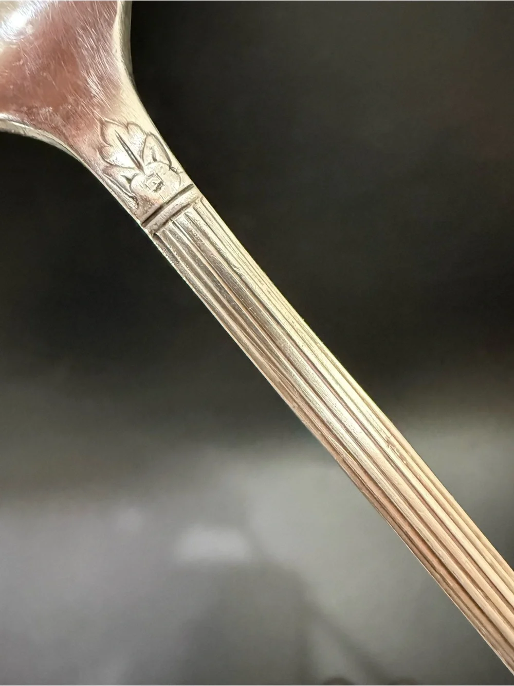 Vintage ONEIDA Simeon & George Rogers Co. Silver Rose Silver-plate Ice Tea Spoon